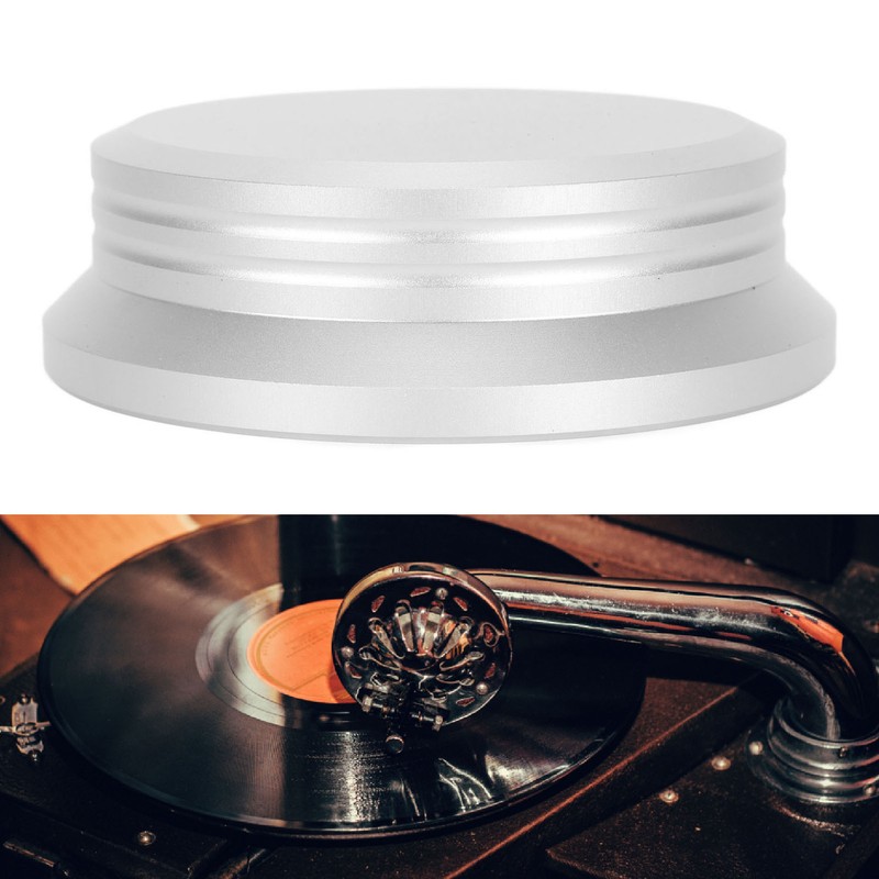 HiFi Disc Stabilizer Aluminum Alloy Universal Turntable Weight Clamp for