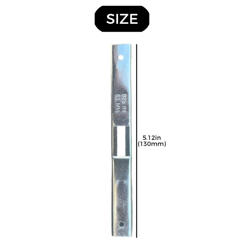 ZQTSANKESL Precision Chainsaw Depth Gauge Tools - 0.65mm/0.026in Portable Raker