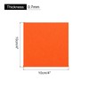PATIKIL Soft Felt Sheets Fabric Craft Sheets Orange 4 Inch