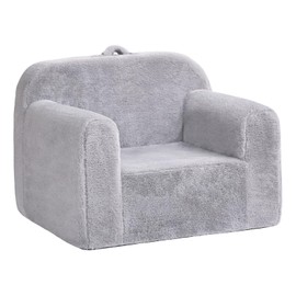 Givjoy Toddler Chair Plush Kids Couch, Comfy Kids Sofa Toddler Lounger Chair for Bedroom, Convertible Toddler Couch for Girls and Boys, Reading Chair for Kids