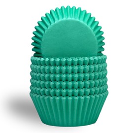 Gcardist Standard 300-Count Cupcake Liners Cupcake Cups Food Grade Solid Light Green Color Cupcake Papers Baking Cups Cupcake Wrappers (Standard Size)