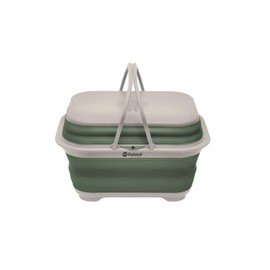 COLLAPS WASHING BASE W·HANDLE Shadow Green Wash Basket OUTWELL COLOR Shadow Green