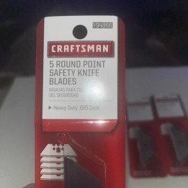 Craftsman 4 Packs Of Craftsman 5 Pk Rolling Point Safety Knife Blades #94866
