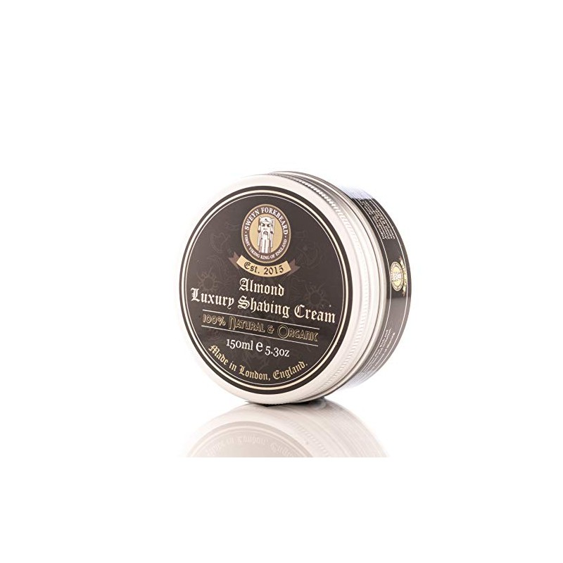 Organic Shaving Cream Almond Sweyn Forkbeard 150ml - 100% Organic