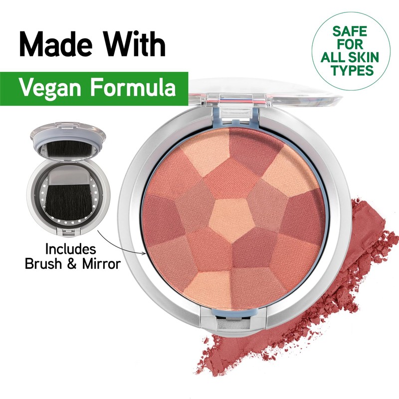 Physicians Formula Powder Palette Multi-Colored Blush, Silky Smooth Formula, Hypoallergenic,