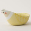 Saikai Pottery Hasami Ware H.Craft tori Tray (LaLa) 14731 Yellow