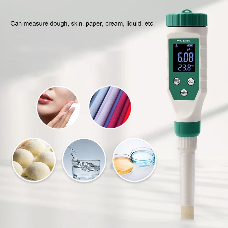 Bluetooth PH Meter Smart High Accuracy IP67 Waterproof LCD Display