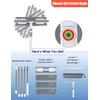 CTIME 80" Window Washing Kit with Extension Pole : Professional