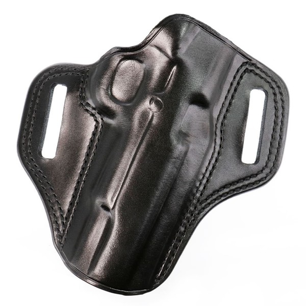 Galco Combat Master Belt Holster for 1911 5-Inch Colt, Kimber, para, Springfield (Black, Right-Hand)
