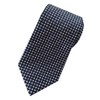 Extra Long Microfibre Tie Black/Mulit-Color Polyester XL Men's Necktie 63"