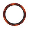 Flames Burning Fire Steering Wheel Covers,Anti Slip Sweat Absorption Elasticity
