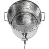BREWSIE Home Brew Kettle Stainless Steel + Thermometer, Ball Valve,