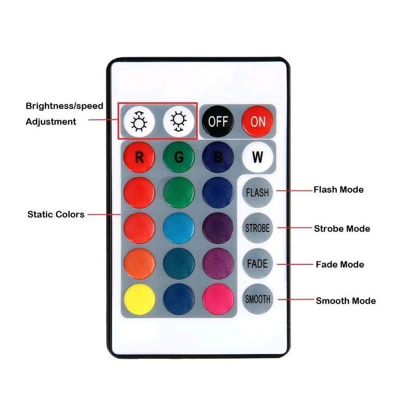 Music LED Lamp/Night Light - Free Personalization - Remote Control