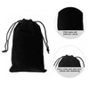 LYSXP Black Velvet Bags With Drawstring 25pcs Jewelry Pouches Candy