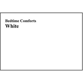 COT BED TODDLER BED FLAT SHEET (Hotel Quality) OVER 20 COLOURS 200 Thread Count (White)