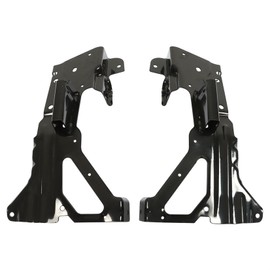 SEBLAFF Front Inner Bumper Bracket Set Left and Right Side Black Replacement for 2016-2018 Silverado 1500 GM1063113 GM1062113