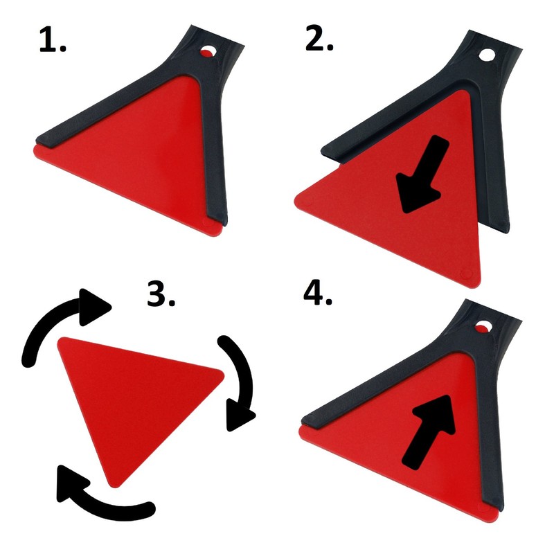 L & P Arms Set of 2 Ice Scrapers Murska