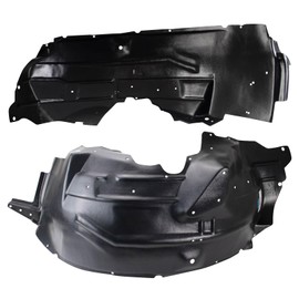 TRQ TRQ Front Inner Fender Liner Set Compatible with 2004-2005 Ford F-250 Super Duty F-350 Super Duty FO1247108 FO1250137