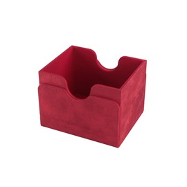 Gamegenic Sidekick 100+ XL Convertible Deck Box | Sideloading Card Storage with Removable Cover Clips Holds 100 Double-Sleeved Cards in Extra Thick Inner Sleeves Red Color Made by (GGS20093ML)