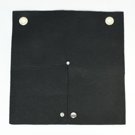 RIVERWELD Tear Resistant Fabric Carbon Fiber Felt Mat Welding Blankets, Heat Shield Withstand High Temperature, Fireproof Mat for Soldering Brazing Plumbing 30cm x 30cm Pack of 2