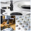 QUARKZMAN Tap Set 5/16-18 UNC H2 Machine Tap, Nitrided Coated