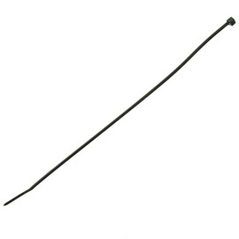 8 Inch Nylon Cable Ties, 18 Lbs. (8 Kg) Weight Limit Tensile Strength, 100 Pack Self Locking Cable Zip Ties, CableWholesale, Black