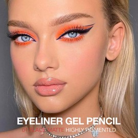 QIDSTERS Mauve Taupe Matte Gel Eyeliner Pencil, Multi-Use Waterline Eyeliner with Sharpener, Sharpenable Eye Liner Waterproof Smudge Proof, High Pigmented Eye Makeup Liners, Vegan & Cruelty-Free 04