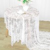 ShinyBeauty Lace Tablecloth Rectangular 152.4 x 304.8 cm Boho Lace