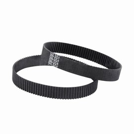 Generic GT2 Timing Belt, 6mm Closed Loop Rubber Belt, Length 260mm, Width 6mm, Pitch 2mm, 2GT Synchronous Belts 3D Printer Belt, Black Loop Drive Belt 10pcs (260MM)