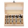 Vearter 5 Piece Forstner Drill Bit Set, 15/20/25/30/35 mm Hole