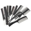 TECHTONGDA 10Pcs Plastic Barbers Brush Combs Hairdressing Comb Makeup Tools