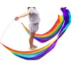 KIKIGOAL 2pcs 2.5x0.9M/98.43"x35.43" Multi-Color Dance Silk Veil Poi (2.5x0.9M/98.43"x35.43", Gradual