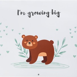 Baby First Year Calendar Keepsake Memory Calendar BONUS/W 75 Stickers by Joss & Lac Design – Gender Neutral | Family Tree | Journal Book to Record every special moment for Baby Boys & Baby Girls