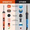 SREMTCH Soldering Iron Set, 80 W Soldering Iron with LCD