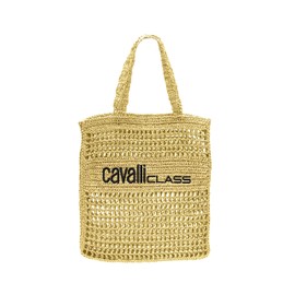 Cavalli Class PORTOFINO Natural Large Crochet Beach Shopper Bag for womens