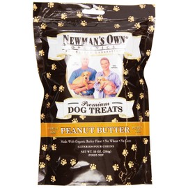 Newman's Own Organic Dog Treats, Medium Sized, Peanut Butter, 10 oz