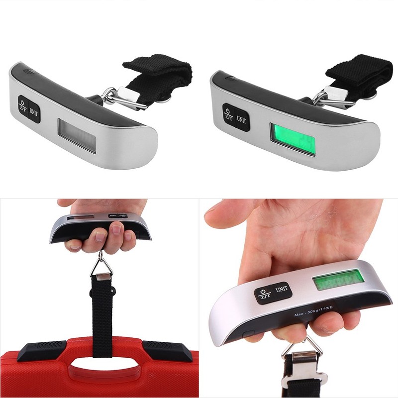 Travel Portable T-Shape Handheld Electronic LCD Display Digital Weighting Luggage