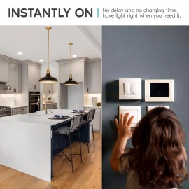 LUXRITE Dimmable 3500K LED Light Bulbs 800 Lumens Pack of 4 Energy Saving A19 Bulbs