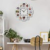 Timelike Modern DIY Frame Clock - White, 40*40*4.5cm, Battery Powered,