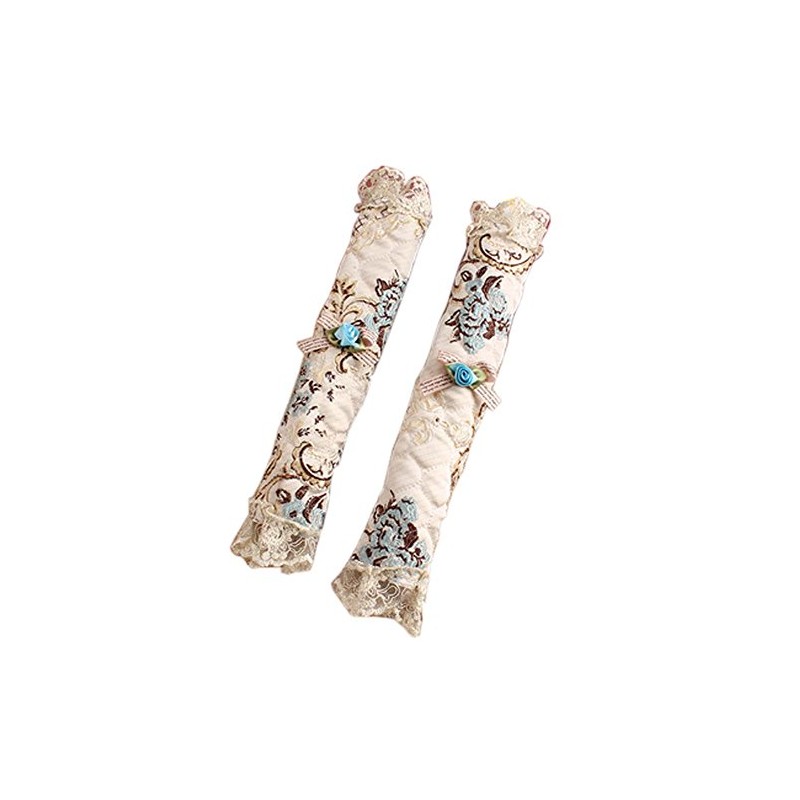 Luxury Lace Embroidery Refrigerator Fridge Door Handle Cover Handles Protector,