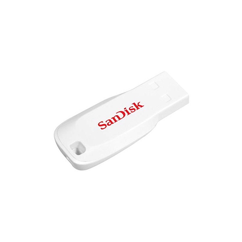 SanDisk 123855 16GB Cruzer Blade USB Flash Drive - White