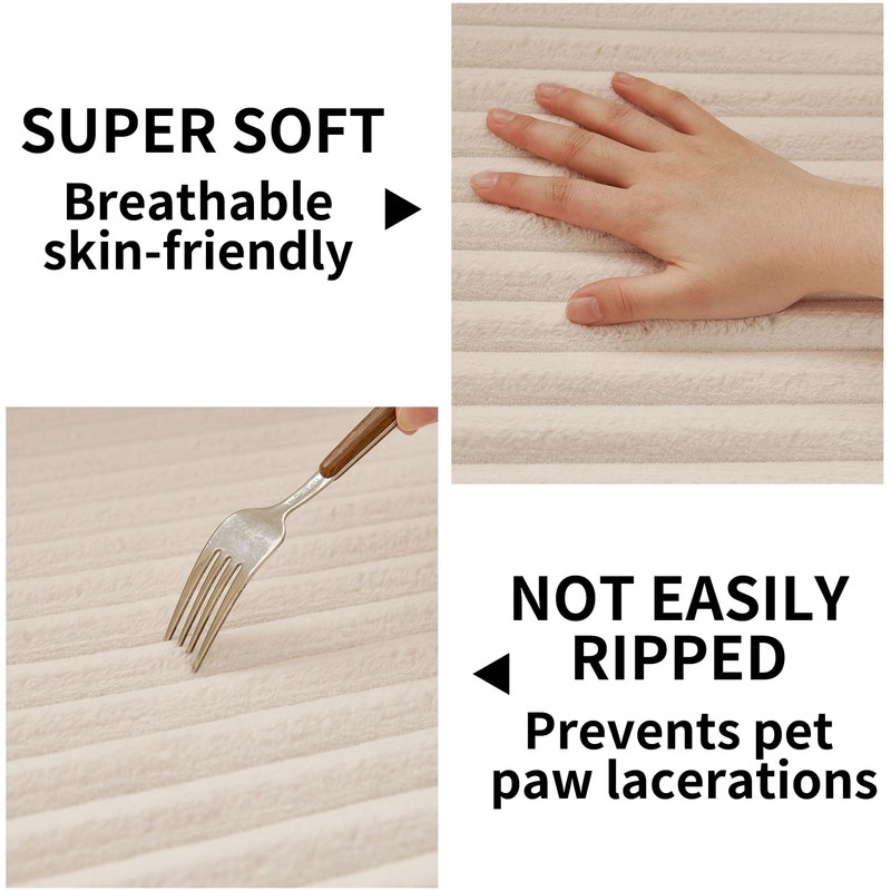 HAOMAIJIA Waterproof Couch Cover for Dogs Washable,Fuzzy Pet Couch Covers