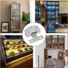 Cabinet Glass Door Hinge,2 Pcs 90 Degrees Frameless Glass Door