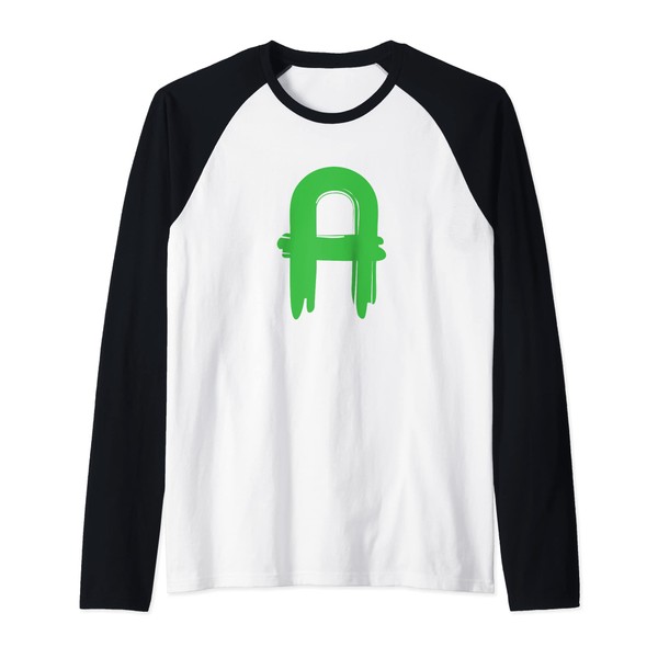 Creative Bold Green Letter A - Design Alphabet - Marker
