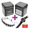 CACTUS ARCOIRIS Set Reloj Digital Caballero Relog Deportivo Pulsera Hombre