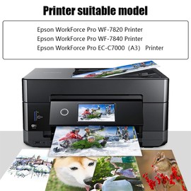2 Packs 812XL Remanufactured Ink Cartridges Replacement for Epson 812 812XL T812 T812XL High Yield Ink for Epson Workforce Pro WF-7820 WF-7840 EC-C7000(A3) Printer (2 Magenta)