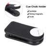 Mute Billiards Magnetic Pool Cue Chalk Holder Clip Clamp Portable