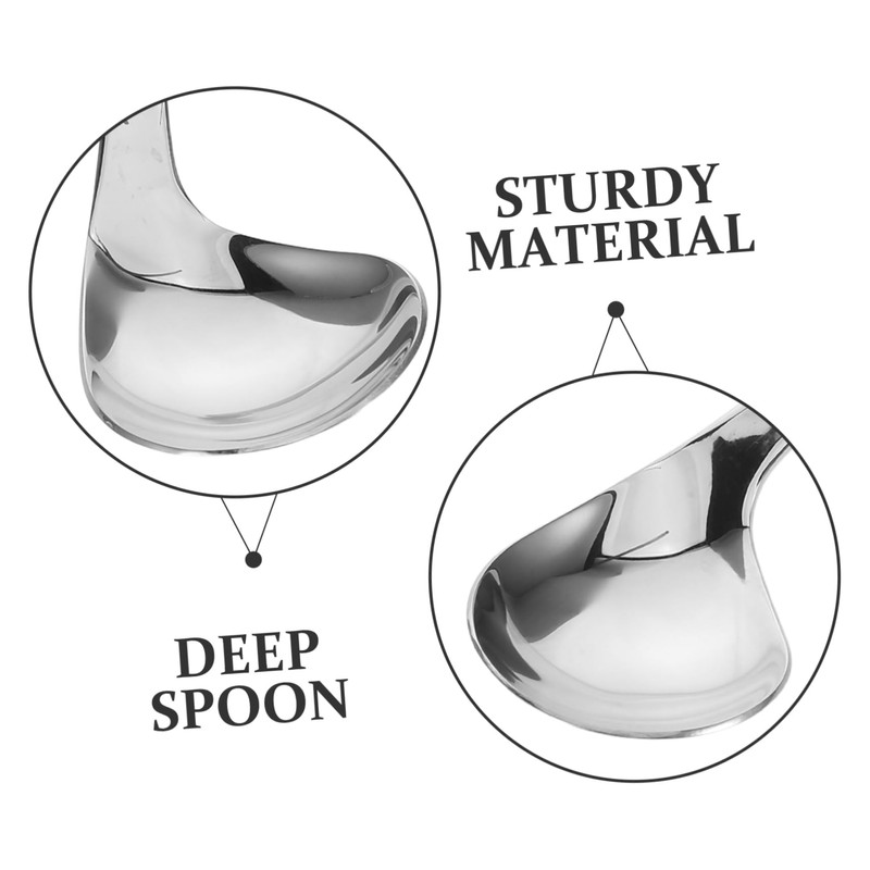 Gatuida Adaptive Spoon for Elderly Disabled Curved Handle Design for