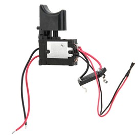 Drill Switch, 7.2V-24V Cordless Drill Switch Drill Speed Control with Reverse for Lithium Battery Drill Switch with Small Light