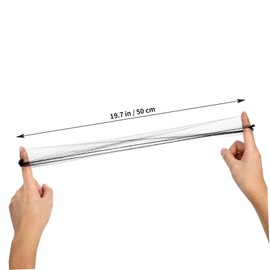 ULTECHNOVO 100pcs Black Hairnets Invisible Elastic Mesh Hair Net for Women Bun Nets Soft Comfortable Cap Elastic Mesh Hairnet